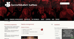 Desktop Screenshot of jazzselskabetaarhus.dk