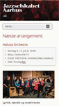 Mobile Screenshot of jazzselskabetaarhus.dk