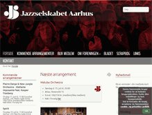 Tablet Screenshot of jazzselskabetaarhus.dk